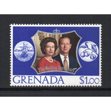 Grenada - 1972 - $1 Royal Silver Wedding (sg531) MNH