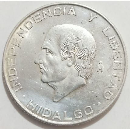 Mexico Vintage Silver Coinage Lot 1933-1943-1947-1956-1966. Set of 5 pcs