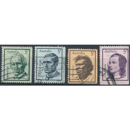 Famous Australians - Australia 1968 - FH - SG 432/5 (C)