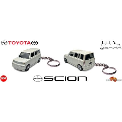 RARE KEYCHAIN WHITE SCION XB TOYOTA BB CUSTOM Ltd. Ed.