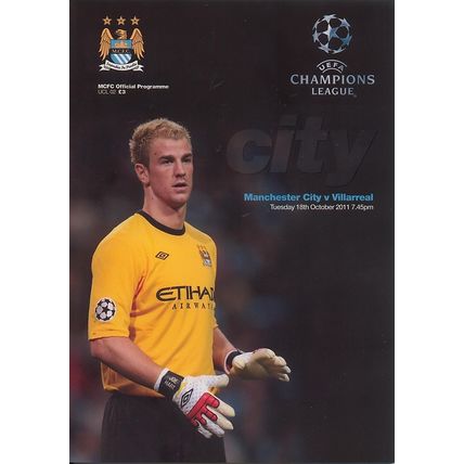 MANCHESTER CITY v VILLARREAL UEFA CHAMPIONS LEAGUE 2011