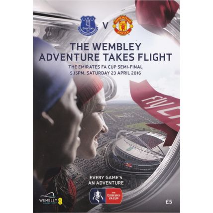 EVERTON v MANCHESTER UNITED FA CUP SEMI-FINAL 2016