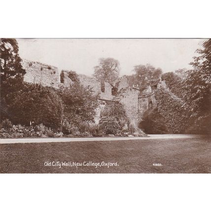 EC215 OXFORD - OLD CITY WALL, NEW COLLEGE POSTCARD