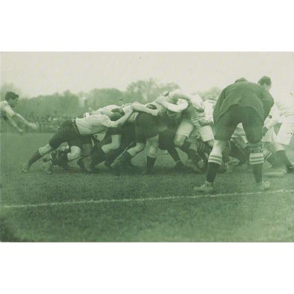 Postcard Rugby Wallabies vs Cambridge Blackheath 1909 Australia - Nostalgia