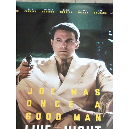 Live by Night - Movie Poster with Ben Affleck as Joe Coughlin