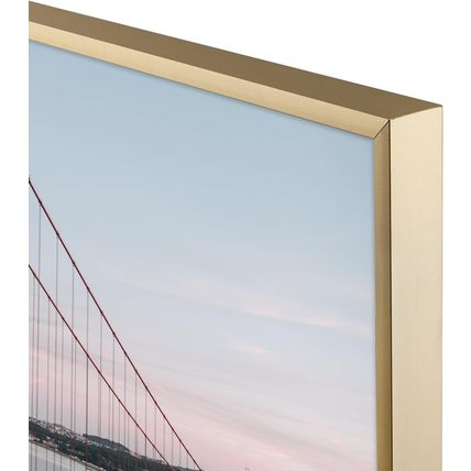 Frametory, 18X24 Aluminum Frame, Metal Wall Mount Frame for Prints with Real Gla