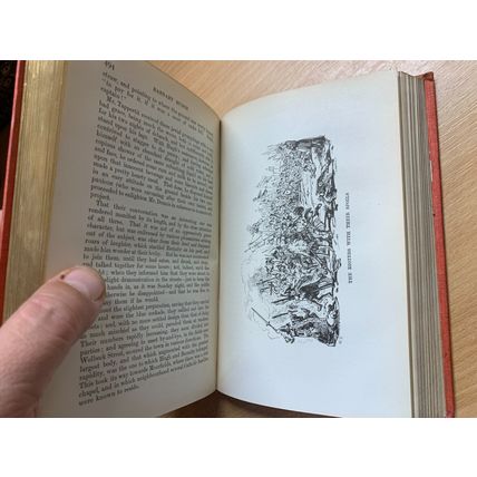 RARE* 1914 CHARLES DICKENS BARNABY RUDGE FIRESIDE EDITION FICTION HB BOOK (P4)