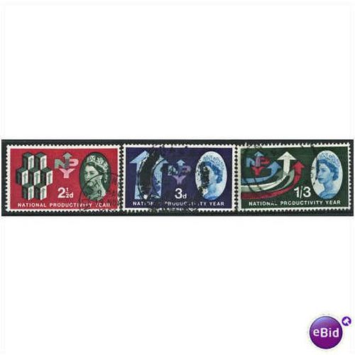 1962 Nat Prod Year NPY Set SG631-633 Fine Used