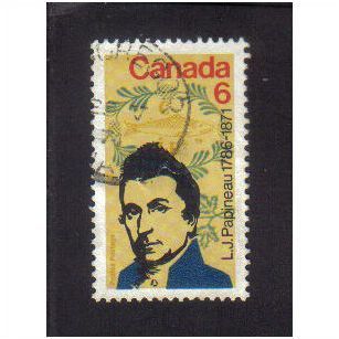 1971 canada louis joeseph papineau 6c f/u sg681