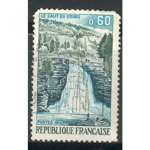 France Stamps 1973 - SG 2005 - 60c Waterfall, Doubs - used