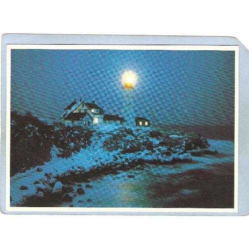ME Portland Lighthouse Postcard Portland Head Lighthouse lighthouse_box1~236
