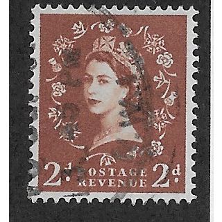 1958 2d 'WILDINGS' (MULTI -CROWN WMK) FINE USED (EBID64-522)
