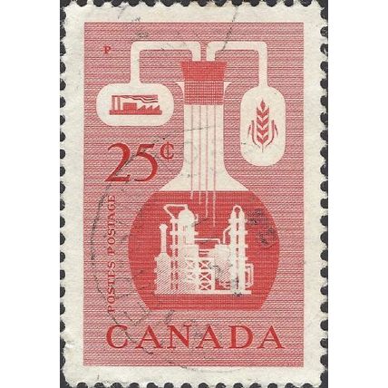 CANADA, Chemical Industry, red 1956, 25c, #5