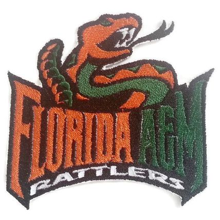 Florida A&M Rattlers (famu )Alter Logo Iron On Patch