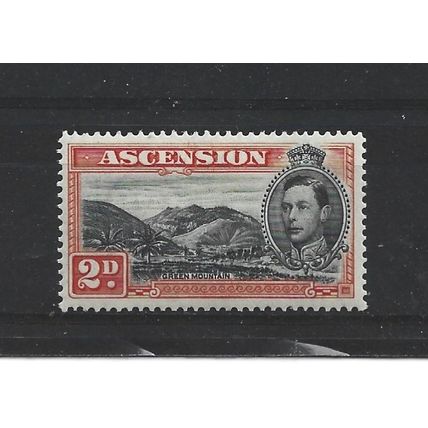 Ascension.SG41 2d Green Mountain.Perfs 13 1/2.Mounted Mint.Aug24u