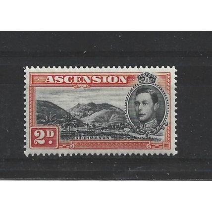 Ascension.SG41 2d Green Mountain.Perfs 13 1/2.Mounted Mint.Aug24v