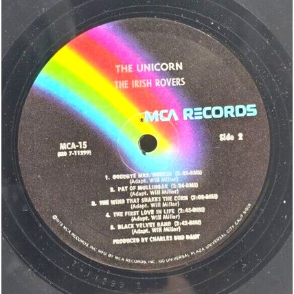The Unicorn The Irish Rovers 1973 LP Vinyl Record Album Vintage (P4)