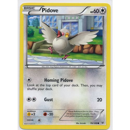 Pokemon Roaring Skies #78/108 Pidove