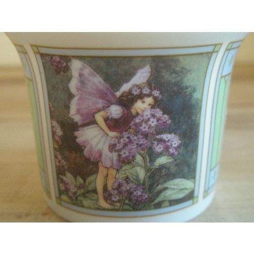 Royal Worcester Flower Fairies Votive Candle Holder Pot