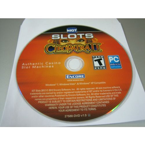 IGT Slots: Cleopatra II (PC DVD-ROM, 2012) - Disc Only!!!