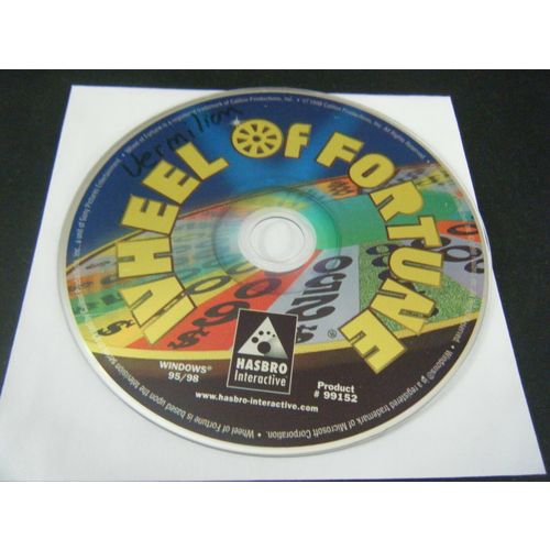 Wheel of Fortune (PC, 1998) - Disc Only!!!