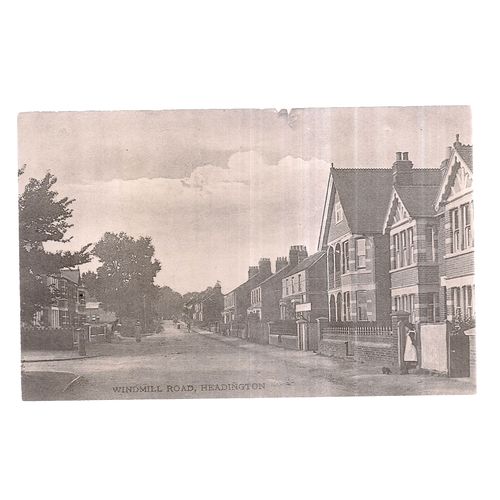 WINDMILL ROAD, HEADINGTON, OXFORDSHIRE , 1987 REPRO photo of antique postcard