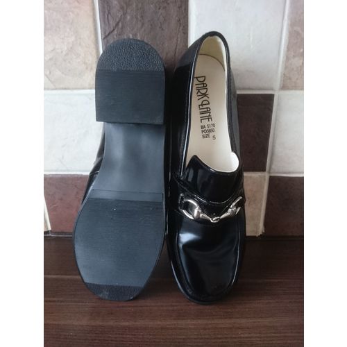 Ex Display Park Lane Black Buckle Shoe Size 5 - 30% Off