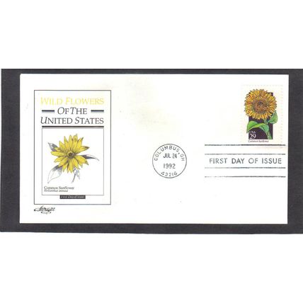 FDC Artmaster 2666 29c Sunflower (Cachet-U/A) CV39841