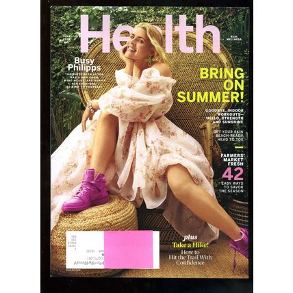 BUSY PHILLIPS Health Magazine June 2021 "BRING ON SUMMER" SOLEIL FRY Brand New