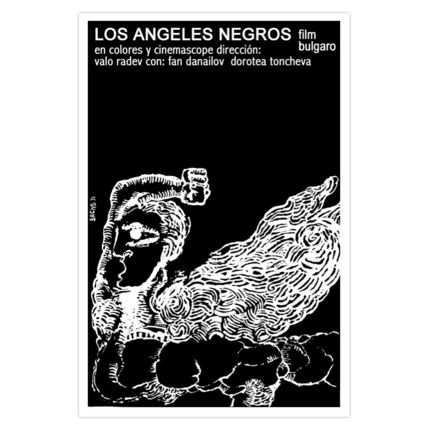 Cuban movie Poster"Black ANGELS"DEcor & Collectible art.Los Angeles Negros
