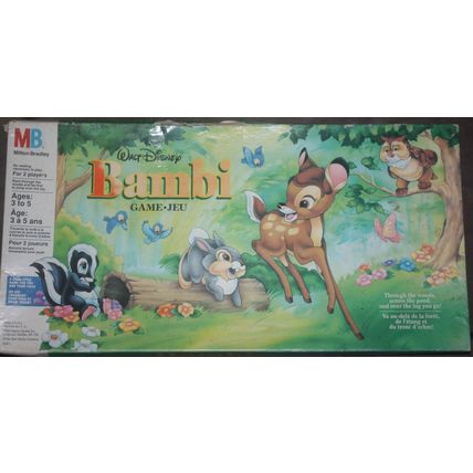 1998 Milton Bradley Disney's Bambi Game - Complete