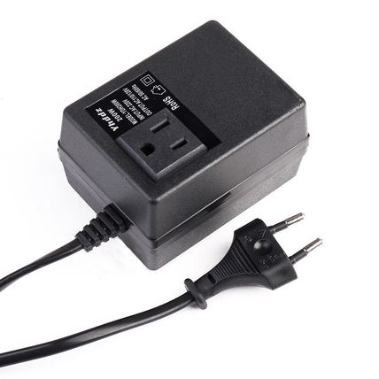 TRANSFORMADOR CORRIENTE 200W PARA USAR EQUIPOS AMERICANOS 110V EN ESPAÑA YHDDZ