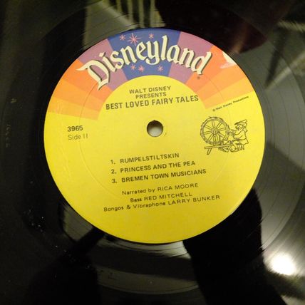 WALT DISNEY records LOVED FAIRY TALES LP vinyl children vintage Disneyland 1967