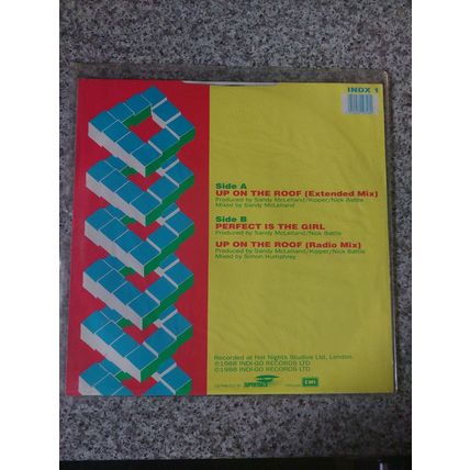Graystoke – Up On The Roof (INDX1) 1988 (12" Single)