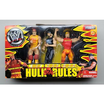 wwe wwf ljn classic superstars "hulk still rules" hulk hogan wrestling figures
