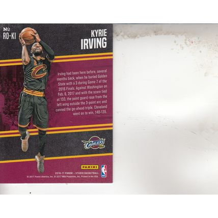 KYRIE IRVING 2017 AUTOGRAPHED DALLAS MAVERICKS ALL-STAR WORLD CHAMPION PLAYER