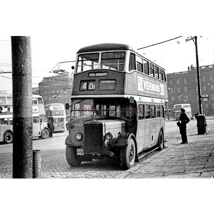 pu1154 - Manchester Bus no 3963 - print 6x4