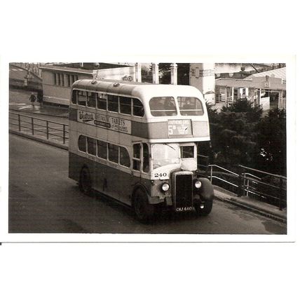 Black & White Photograph of Southend Corporation Transport - CHJ 440