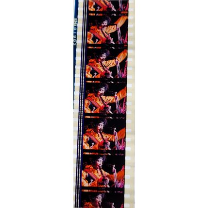 Jimi Hendrex. Pk MTP - b042p . 1 STRIP OF 5 - 35MM FILM CELLS. A very rare strip