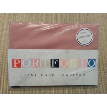 Pillowcases Dark Pink 48 x 74cm Portfolio