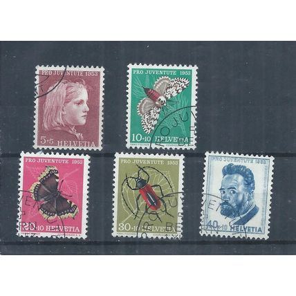 Switzerland stamps. 1953 Pro Juventute used CV £23+ (AL987)