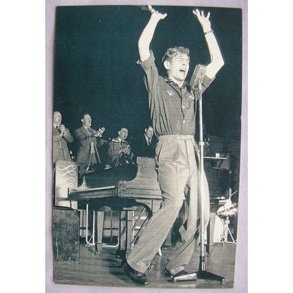 c.1980s PC singer Johnnie Ray at London Palladium, 1953