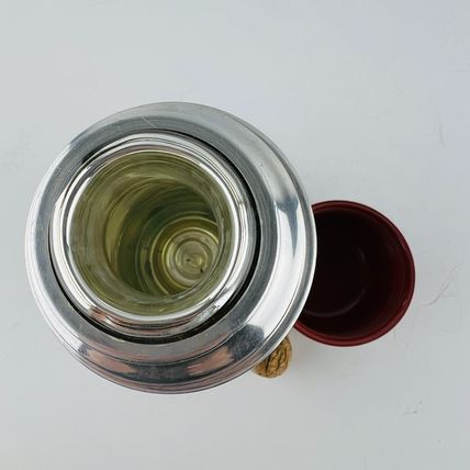 Aladdin Cork Stop Glass Pint Vintage Thermos