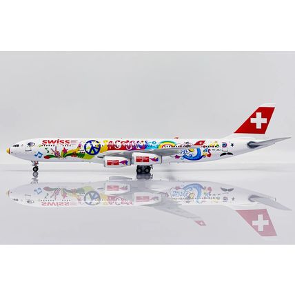 A340-313 SWISS "SAN FRANCISCO" REG: HB-JMJ - AVIATION 400 AV4319 1/400 PRE ORDER