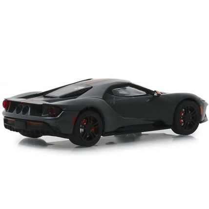 GREENLIGHT GL86160 - 1/43 FORD GT 2019 CARBON ORANGE AND GREY BLACK