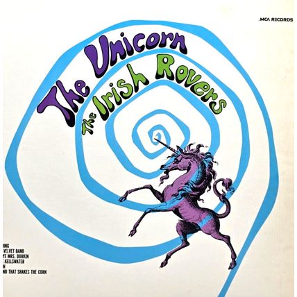 The Unicorn The Irish Rovers 1973 LP Vinyl Record Album Vintage (P4)