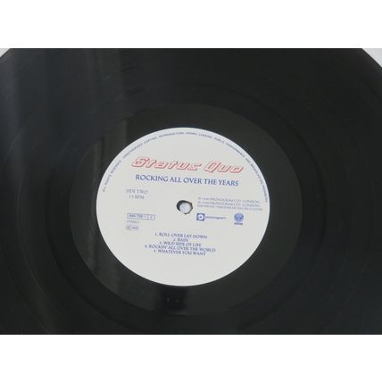 STATUS QUO, ROCKING ALL OVER THE YEARS, GATEFOLD DOUBLE VINYL LP.