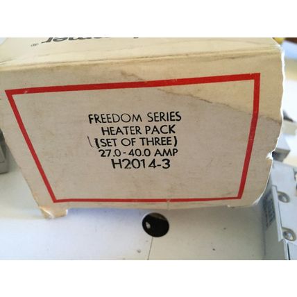 NEW LOT 2 (6 Pcs) CUTLER-HAMMER H2016-3 & H2014-3 FREEDOM HEATER PACK H2014,DD