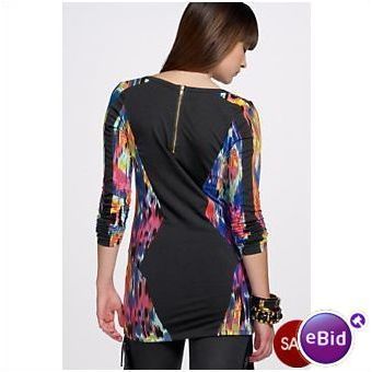 LOVE LABEL BOUTIQUE!! Printed Bodycon Top- SIZE 12!!