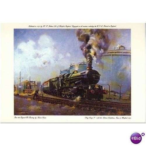 GB SHS Postcard 1985 - Carried on 'King George V' GWR